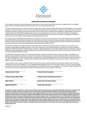 Authorization for Release of Information