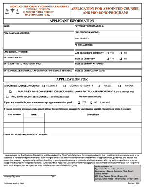 Affidavit of marriage for immigration sample - GENERAL DIVISION APPLICATION FOR APPOINTED COUNSEL 41 - montcourt