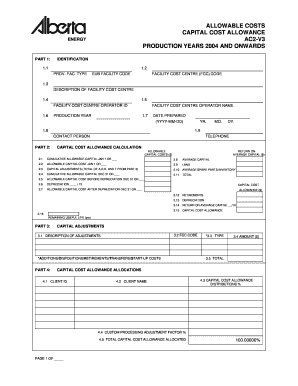 Energy AC2-V3 Capital Cost Allowance Form