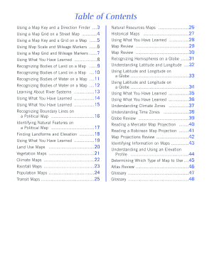 Map Skills Worksheet