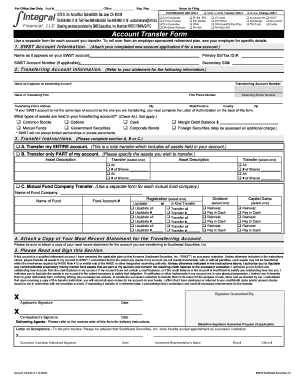 Account Transfer Form