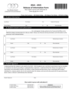 Release of Information Form