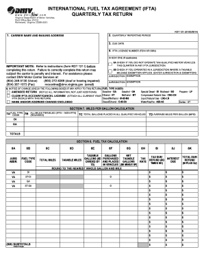IFTA Quarterly Tax Return