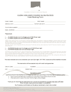 Hotel Booking Form