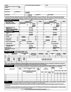 Massachusetts Auto Insurance Application