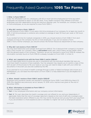 Form 1095-C FAQs