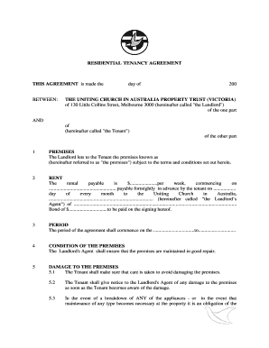 Residential Tenancy Agreement