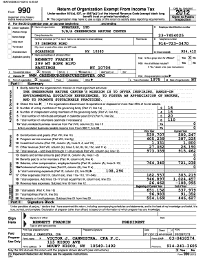 Form 990 2012