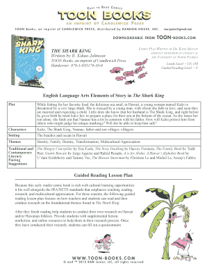 The Shark King Lesson Plan