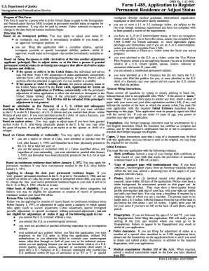 USCIS Form I-485 Application to Register Permanent Residence