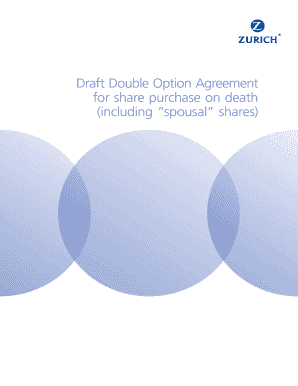 Double Option Agreement for Share Purchase on Death