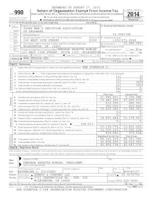 Form 990 2014