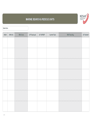 Marine Search and Rescue Unit Log