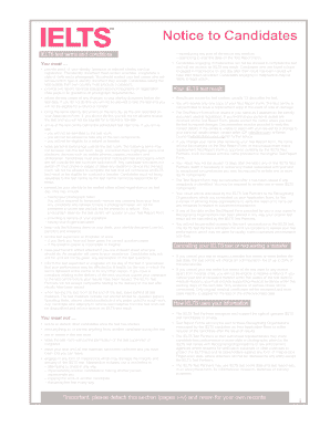 IELTS Application Form
