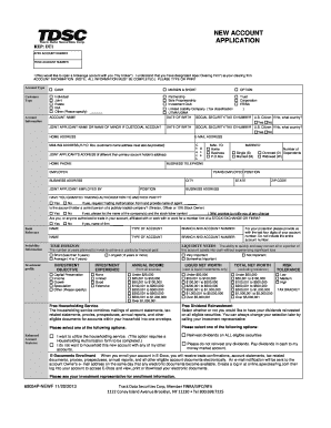 Brokerage Account Application Form