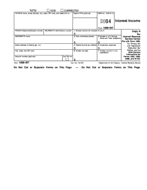 Form 1099-INT 2004