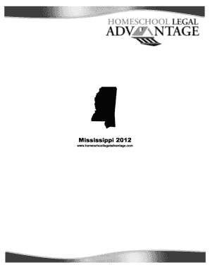 Mississippi Homeschool Notice of Intent