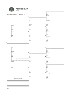 Pedigree Chart Template