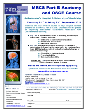 Consultant bill format in excel - MRCS Part B Anatomy and OSCE Course - asit