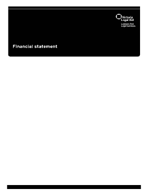 Financial Statement Form