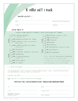 Truck Driving Permit