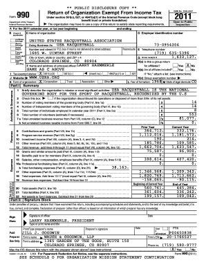 IRS Form 990 2011