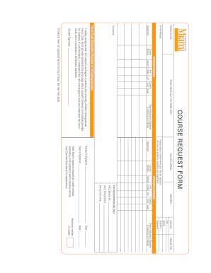 Course Request Form