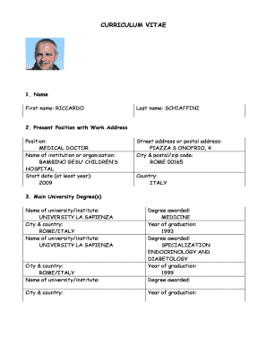 Curriculum Vitae