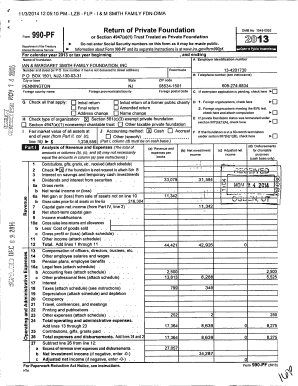 Form 990-PF 2013
