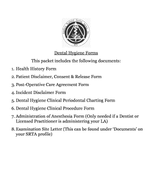 Patient Disclaimer Consent Release Dental Hygiene