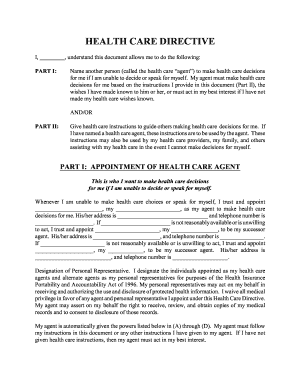 Health Care Directive