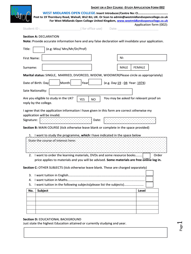 Form preview