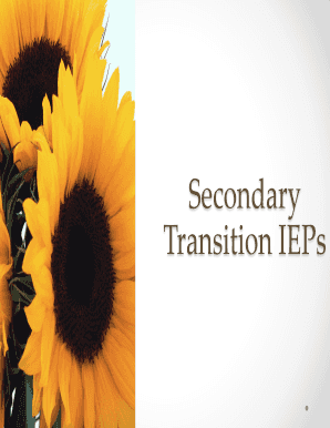 Secondary Transition IEP Checklist
