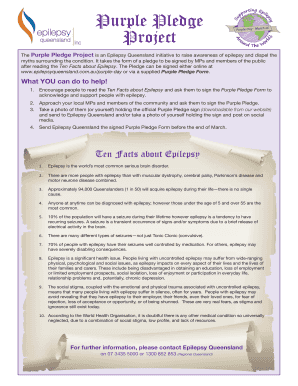 Purple Pledge Form