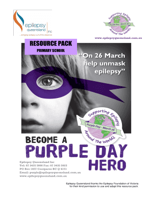 Purple Day Activities for Primary School