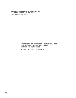 Form 990 Return of Organization Exempt From Income Tax
