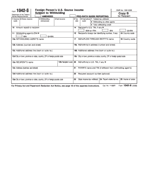 Form 1042-S