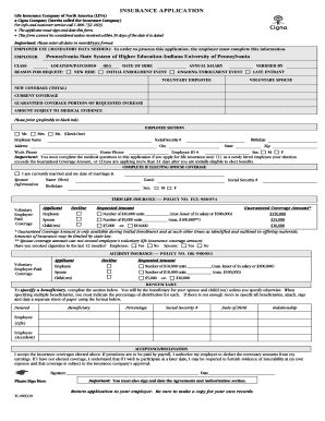 Life Insurance Application Form