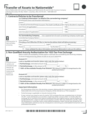 Nationwide Annuity Transfer Form
