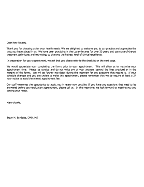 New Patient Registration and TMD Questionnaire