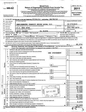 Form 990-EZ 2011