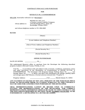 Florida Condominium Purchase Agreement