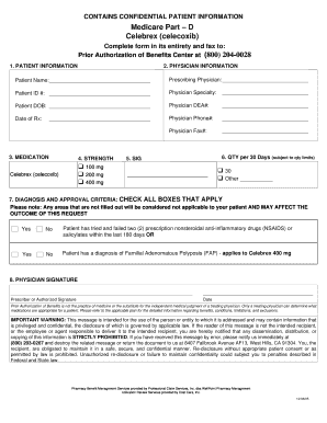 Medicare Part D Prior Authorization Form