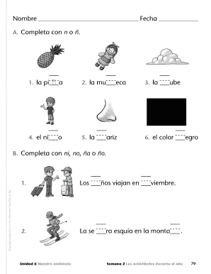Ejercicio de Lengua Española