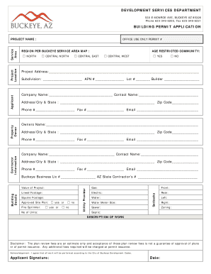 Building Permit Application