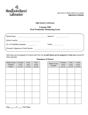 Newfoundland and Labrador High School Certification