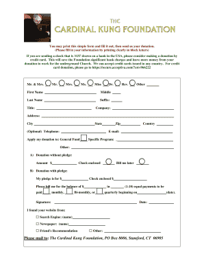 Donation Form