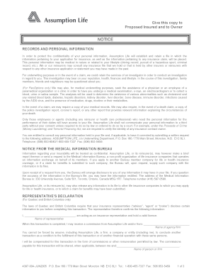 Insurance Application Authorization Form