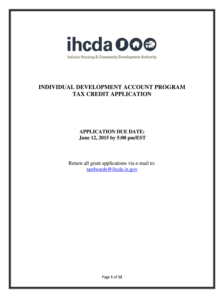 ihcda website Preview on Page 1