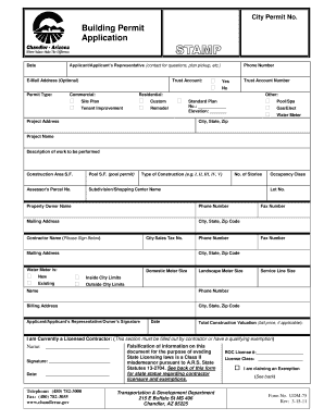 Building Permit Application